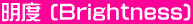 ���x (Brightness)